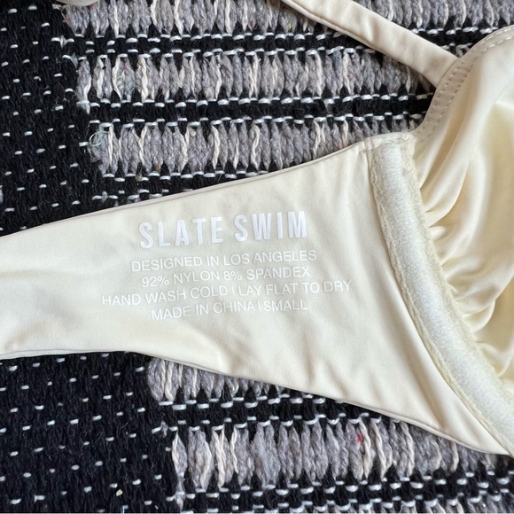 Slate Swim Fox Top + Bottom in Buttercream - Picture 10 of 16